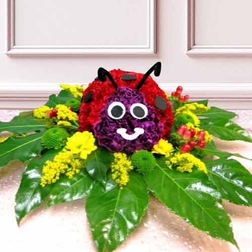 Flowers As Ladybug