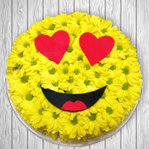 Daisies Floral Cake Bouquet-Feel Better Flowers