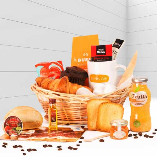 - Send Breakfast Gift Basket to Spain