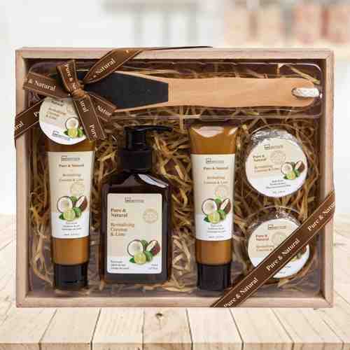 Foot Care Hamper-Bathroom Gift Basket Send to Spain
