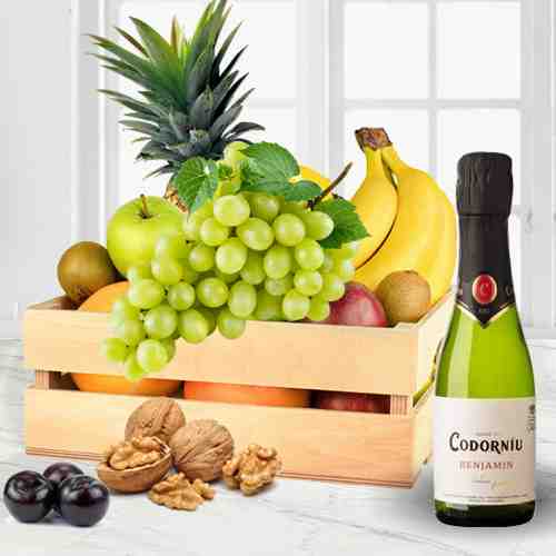 - Cava and Fruit Hamper Delivery Spain