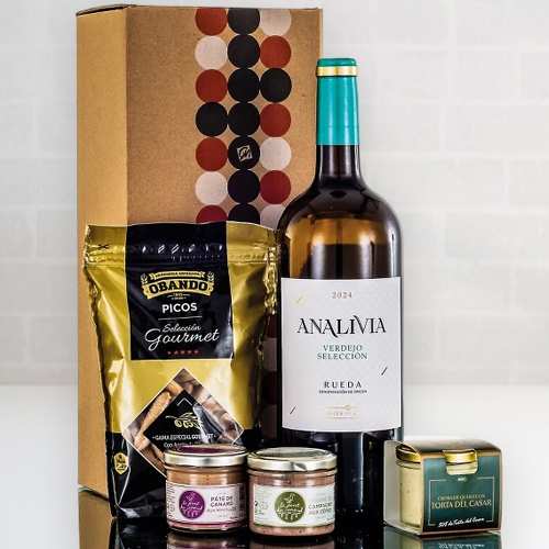 Cava N Wine Gift Set-Send BudgetFriendly Xmas Gift Hamper