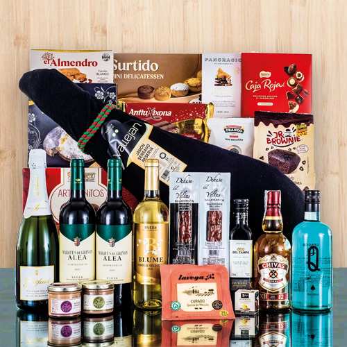 Christmas Ham Gourmet Treat Large-Festive Business Gift Basket Delivery