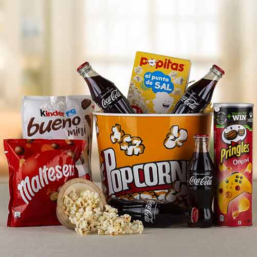 Coca Cola and Sweet Hamper-Soft Drinks Hamper Spain