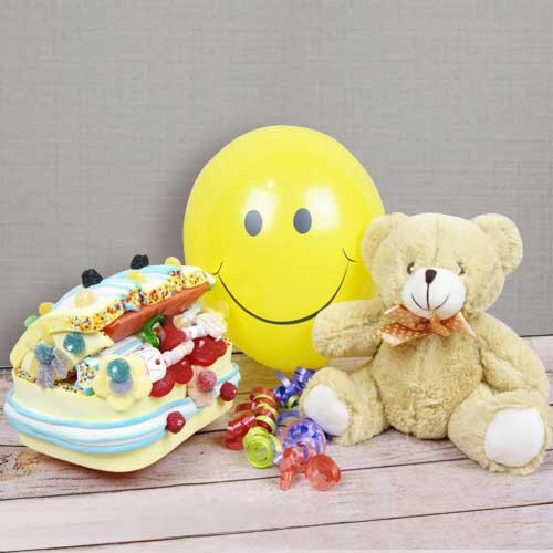 Candy Chest With Bear-Kids Birthday Celebration Gifts