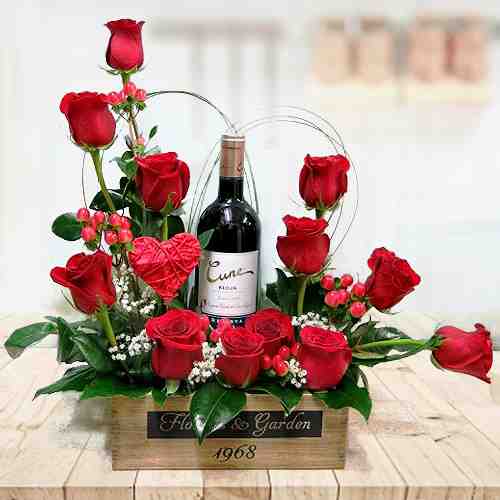 - Send Rose And Wine To Spain