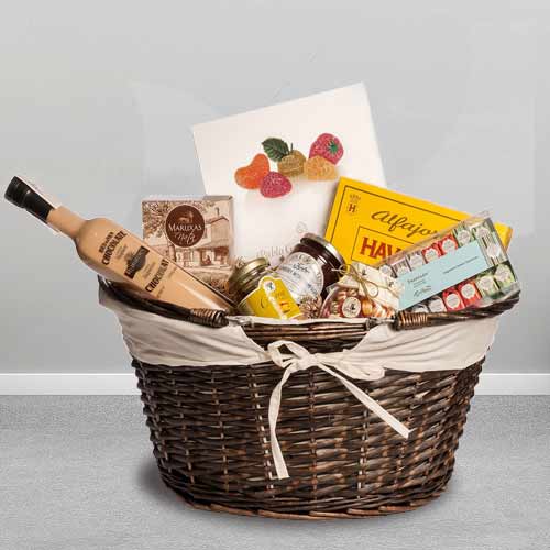 Sweet Tempation Basket-Birthday Gift Baskets For Grandma