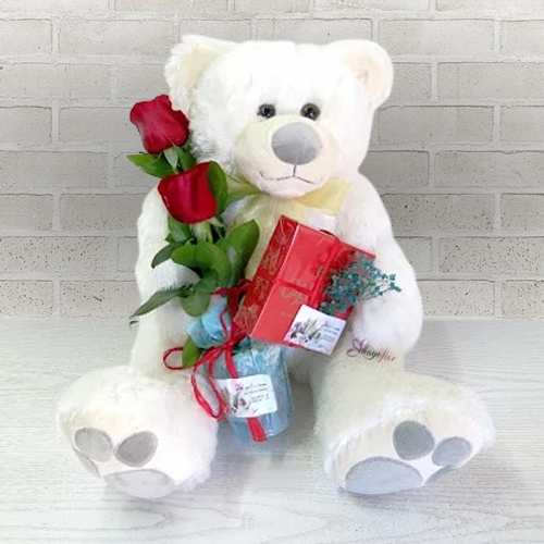 - Send Valentine’s Day Teddy & Rose Gift