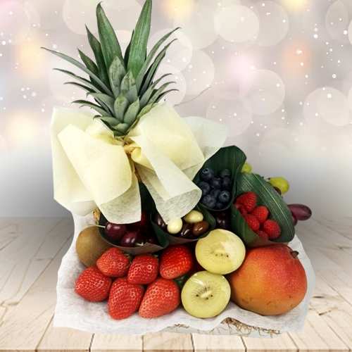Love In Every Bite-Fresh Fruits And Candies For Girlfriend