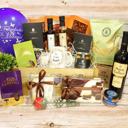 - Mother's Day Gourmet Wine Basket Delivery
