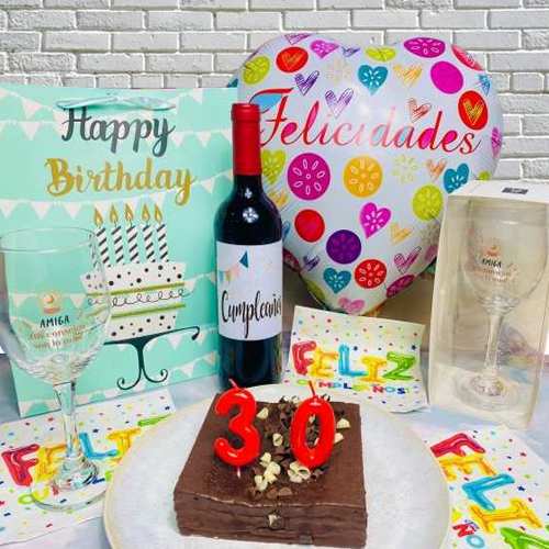 Birthday Sweet Wine Pack-Best Friend Birthday Gift Box Delivery