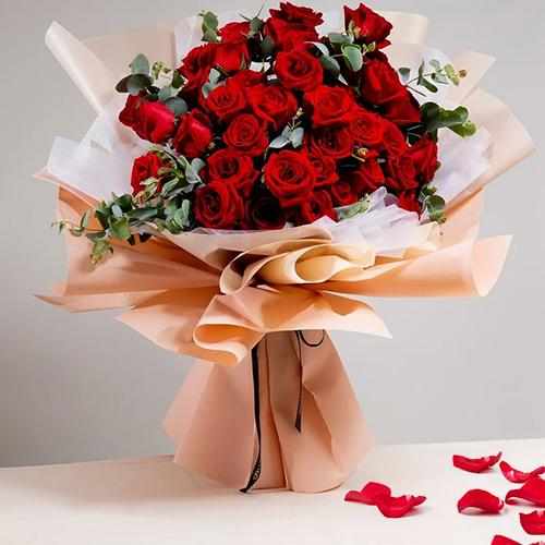 24 Red Roses Bouquet