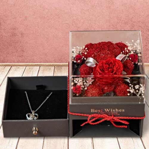 Red Teddy Jewelry Box