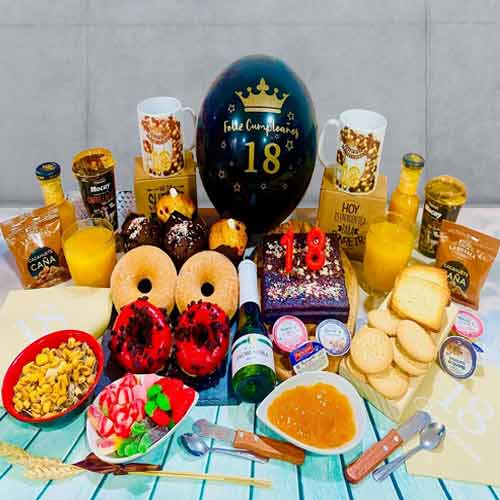 Happy 18th Birtday Breakfast Tray