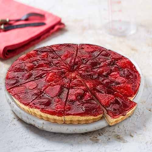 Birthday Strawberry Cheesecake