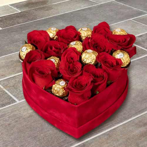 Deep Love Blooms Arrangement