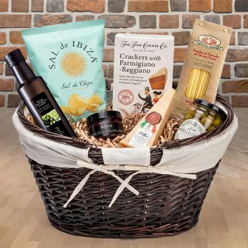 Mediterranean Gourmet Selection-Buy Gourmet Food Hamper With Extra Virgin Olive Oil