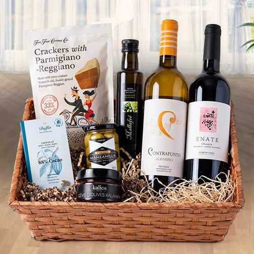 - Send Thank You Wine Gift Basket