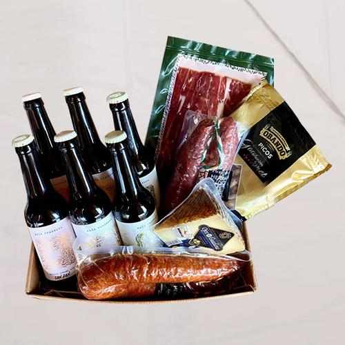 Best Gift For Our Night-Spanish Beer & Ham Gift Box
