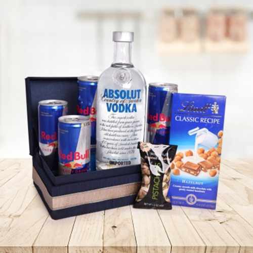 Enjoy Late Nights Basket-Send Wine And Cheese Gift Baskets To Spain