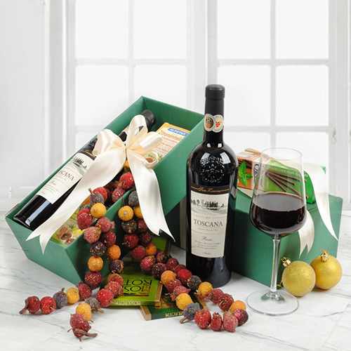 Italian Wine With Chocolates