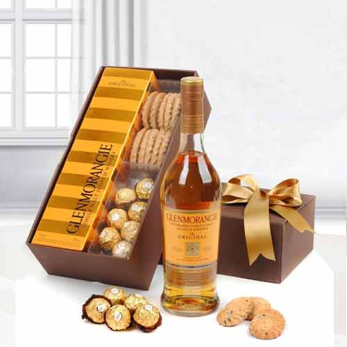 Malt Whisky With Biscuit And Ferrero-Birthday Gifts For Men