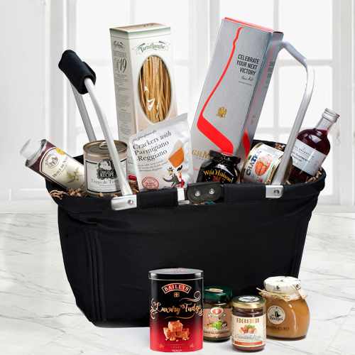 International Delicatessen Basket-Christmas Gifts For Parents