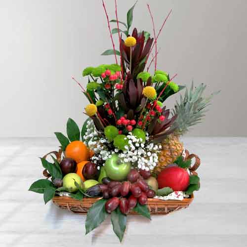 Fruits And Flower-Flowers And Fruit Anniversary Gifts