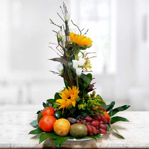 Seasonal Fruit And Flowers-Birthday Gift For Grandmother