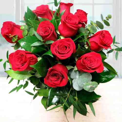 - Happy Anniversary With Red Rose