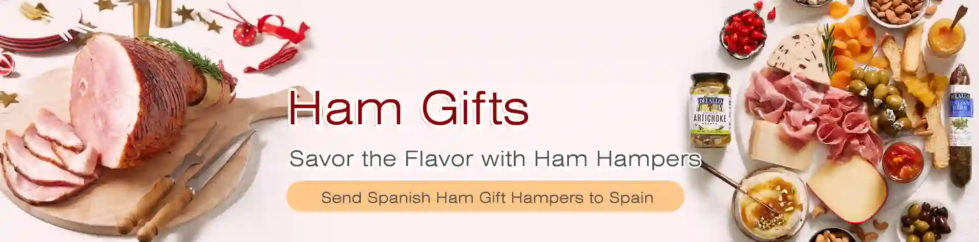 Send Spanish Ham Gifts to Spain