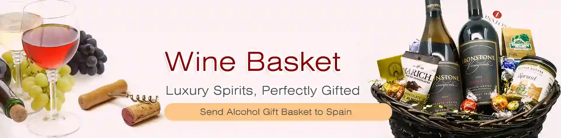 Send Alcohol Basket to Spain